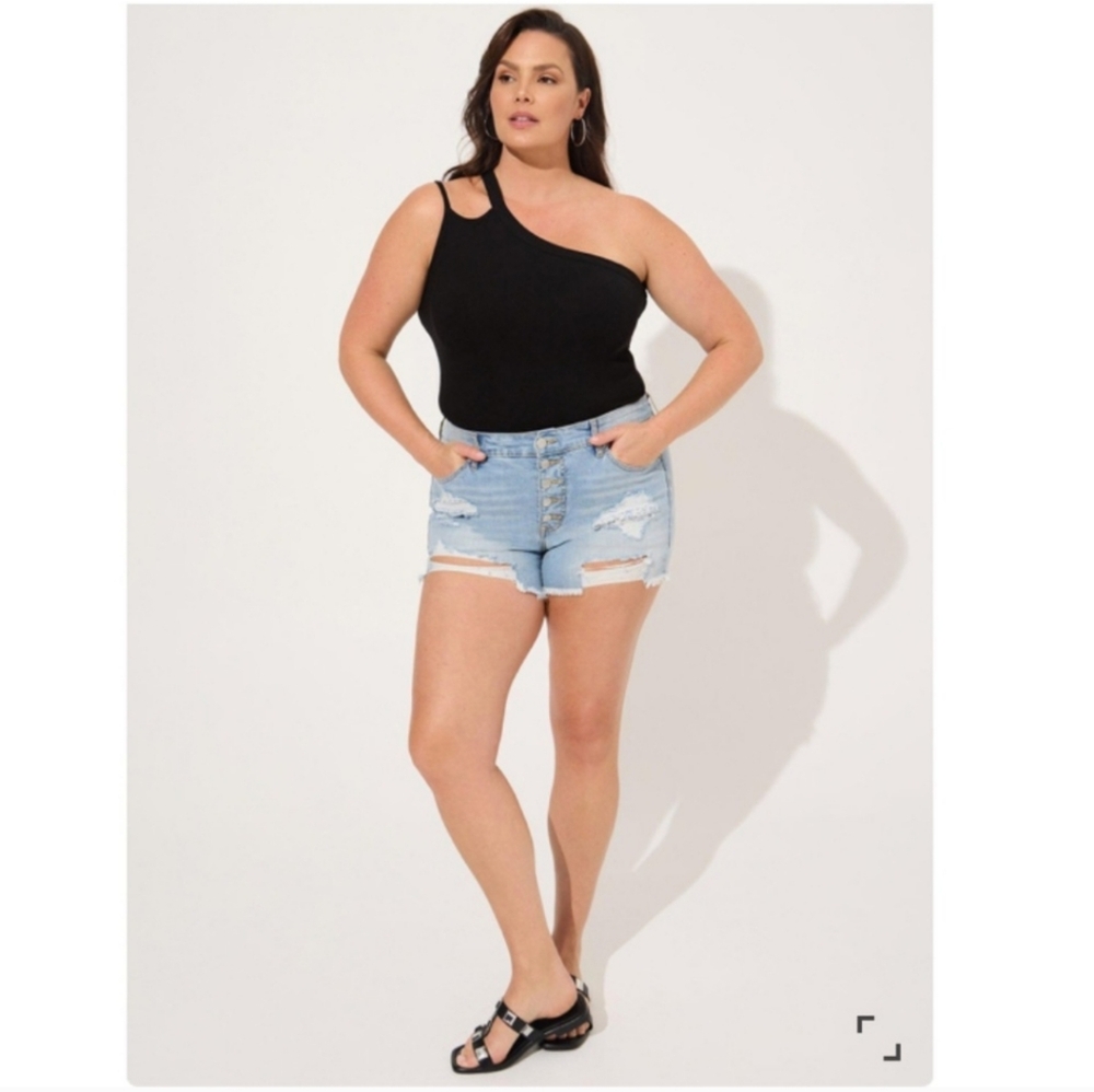 Torrid One Shoulder Top - Picture 2 of 7